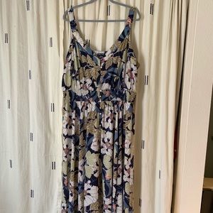 City Chic floral maxi dress